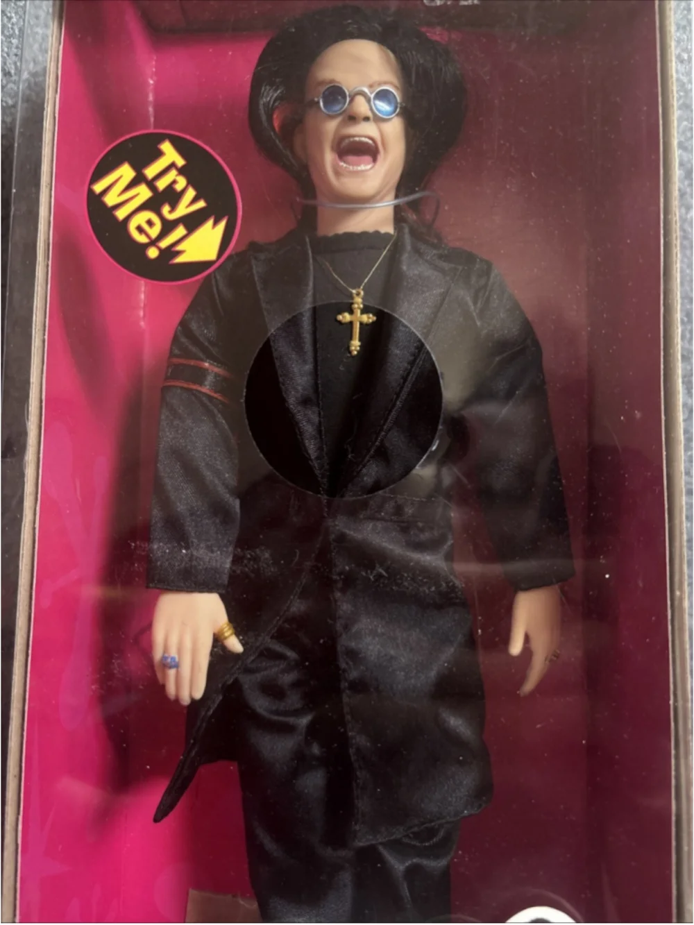 2002 OZZY OSBOURNE TALKING DOLL NEW IN BOX OSBOURNE FAMILY VINTAGE COLLECTIBLE